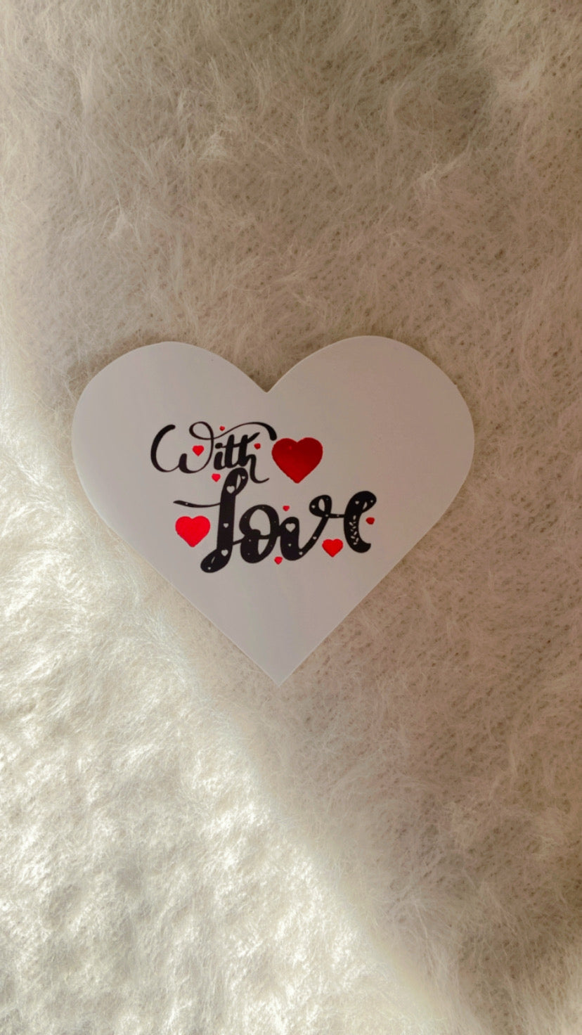 Carte de voeux With love