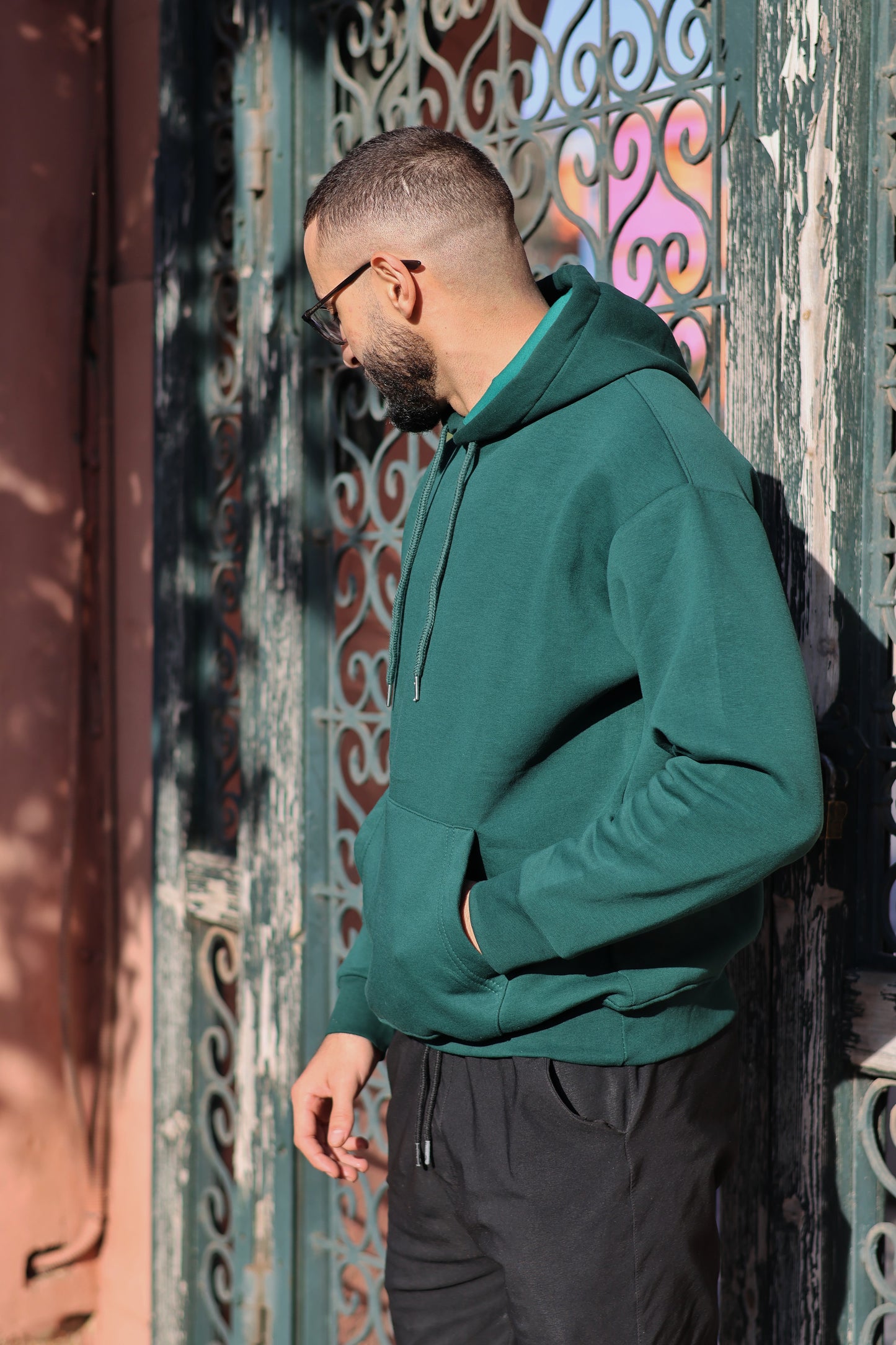 capuche oversize vert dream