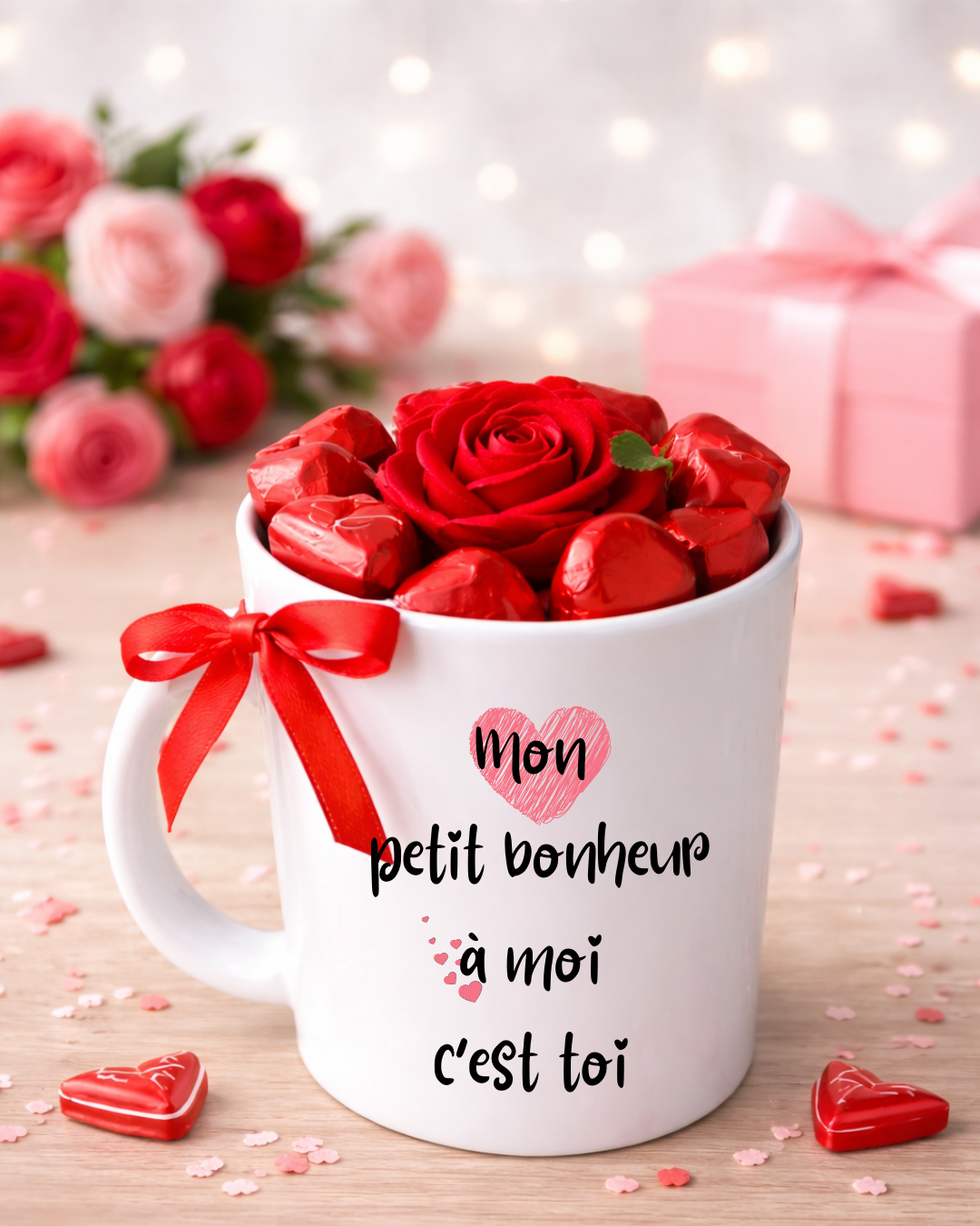 Mug Amour Chocolaté mon petit bonheur