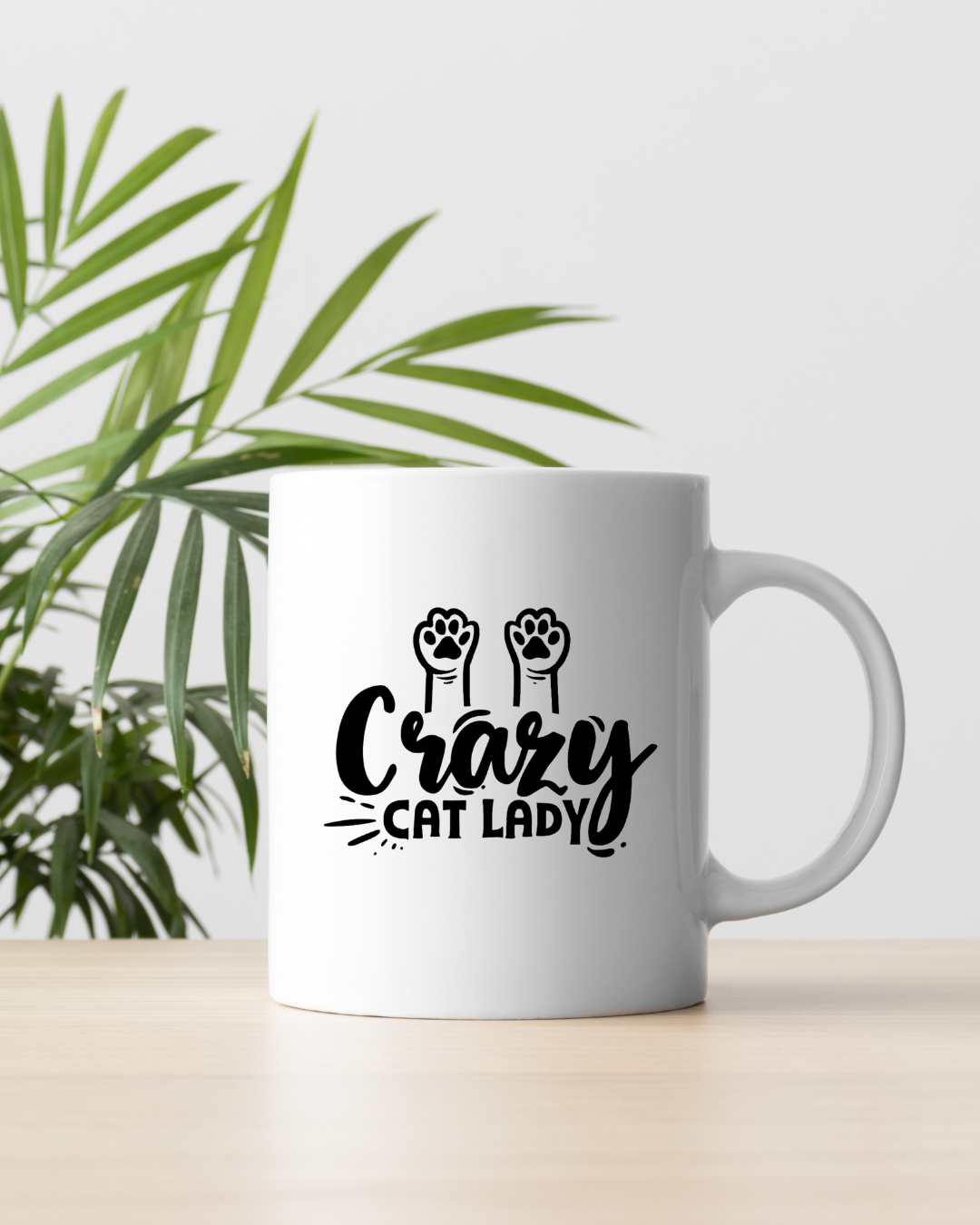 mug crazy cat lady