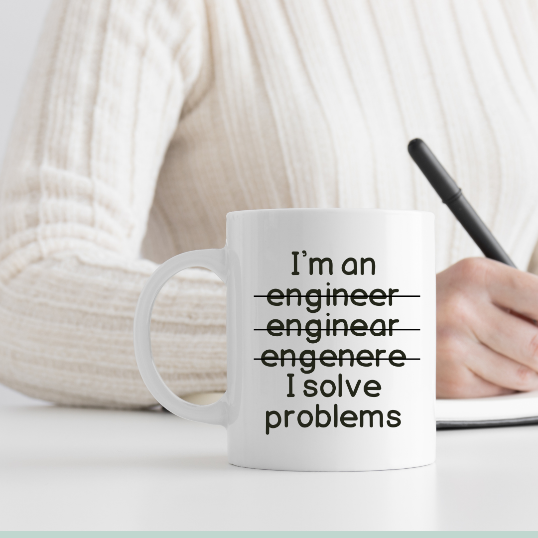 Mug blanc engineer