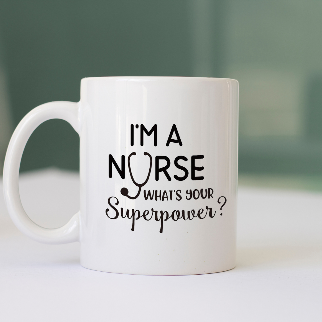 Mug blanc I'm a nurse