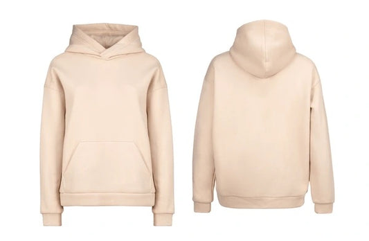 capuche beige oversize