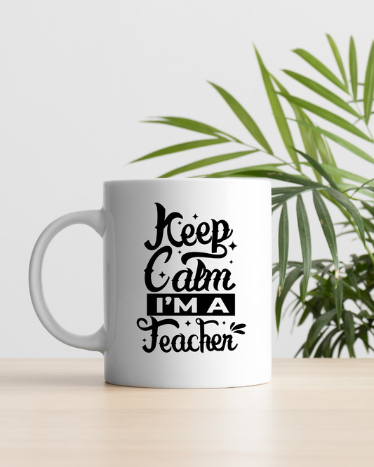 Mug Keep calm i'm a teacher
