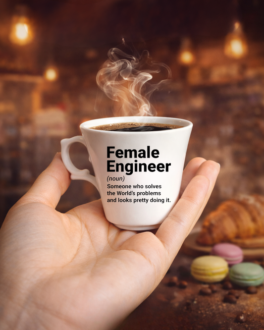 Tasse espresso female engineer