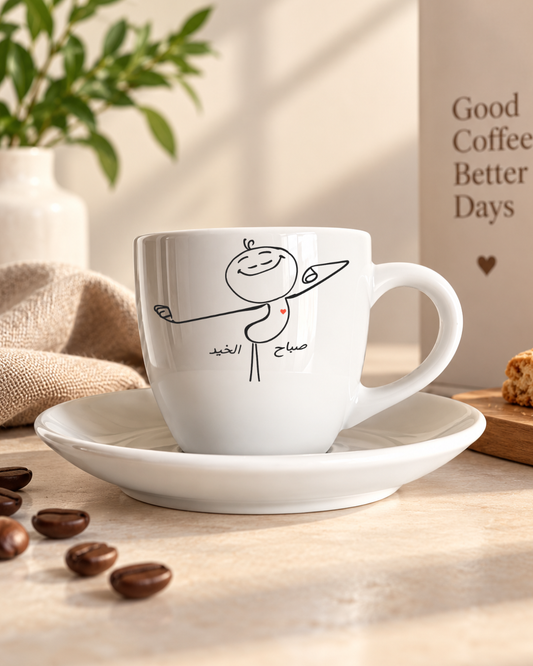 Tasse espresso sbah lkhir