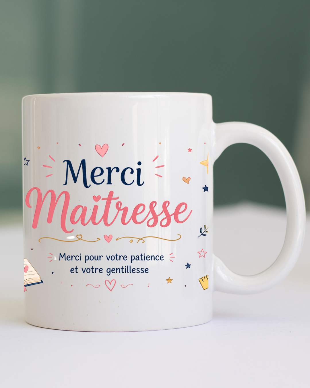 Mug Remerciement Enseignant merci maitresse