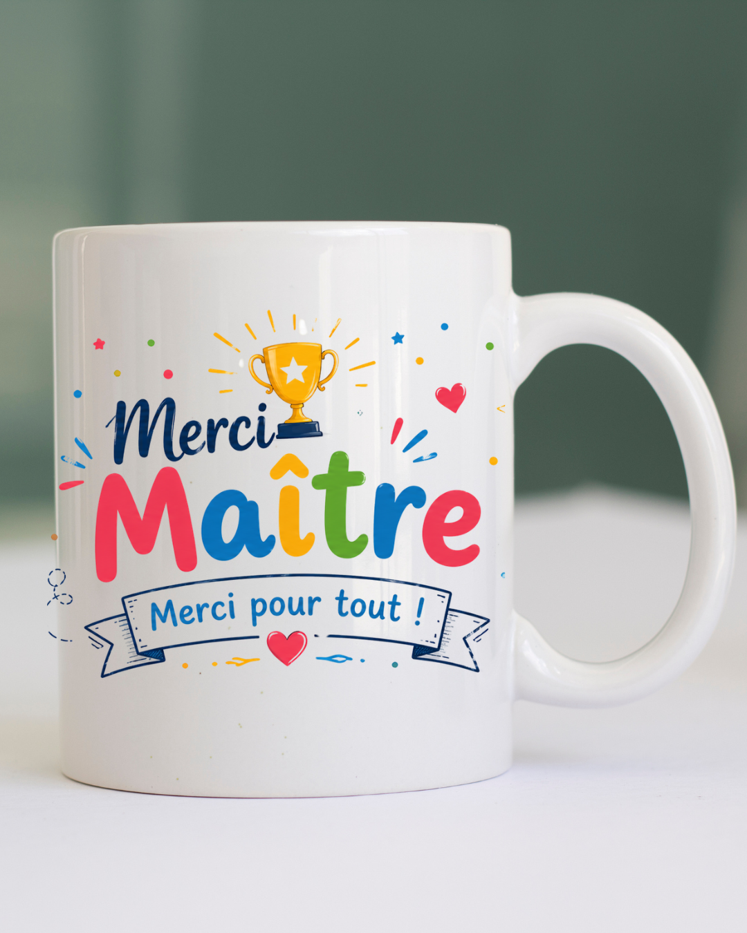Mug Remerciement Enseignant merci maitre