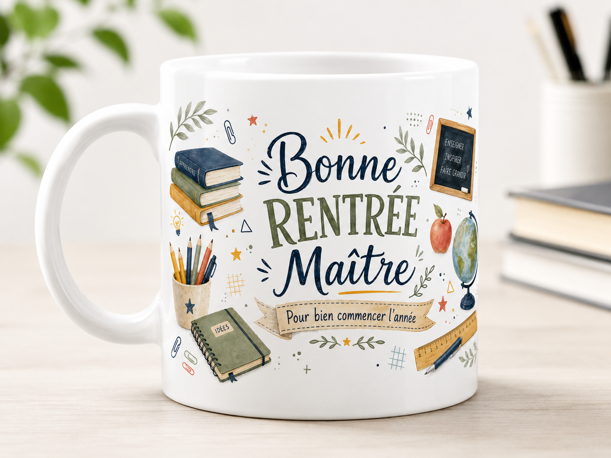Mug Bonne rentrée Maître