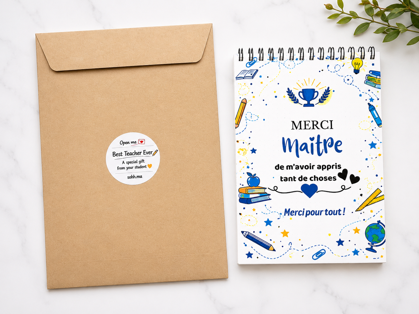 Bloc-Note “Merci Maître”