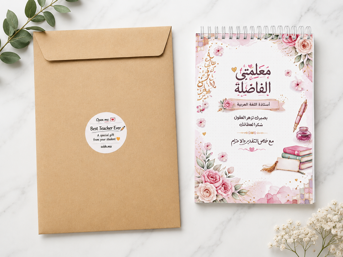 Bloc-Note  Enseignante arabe