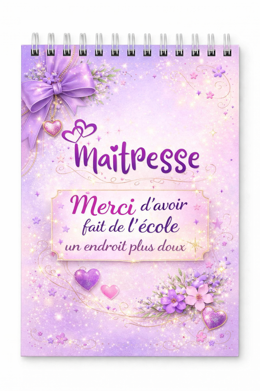 Bloc-Note “Merci Maîtresse” A5