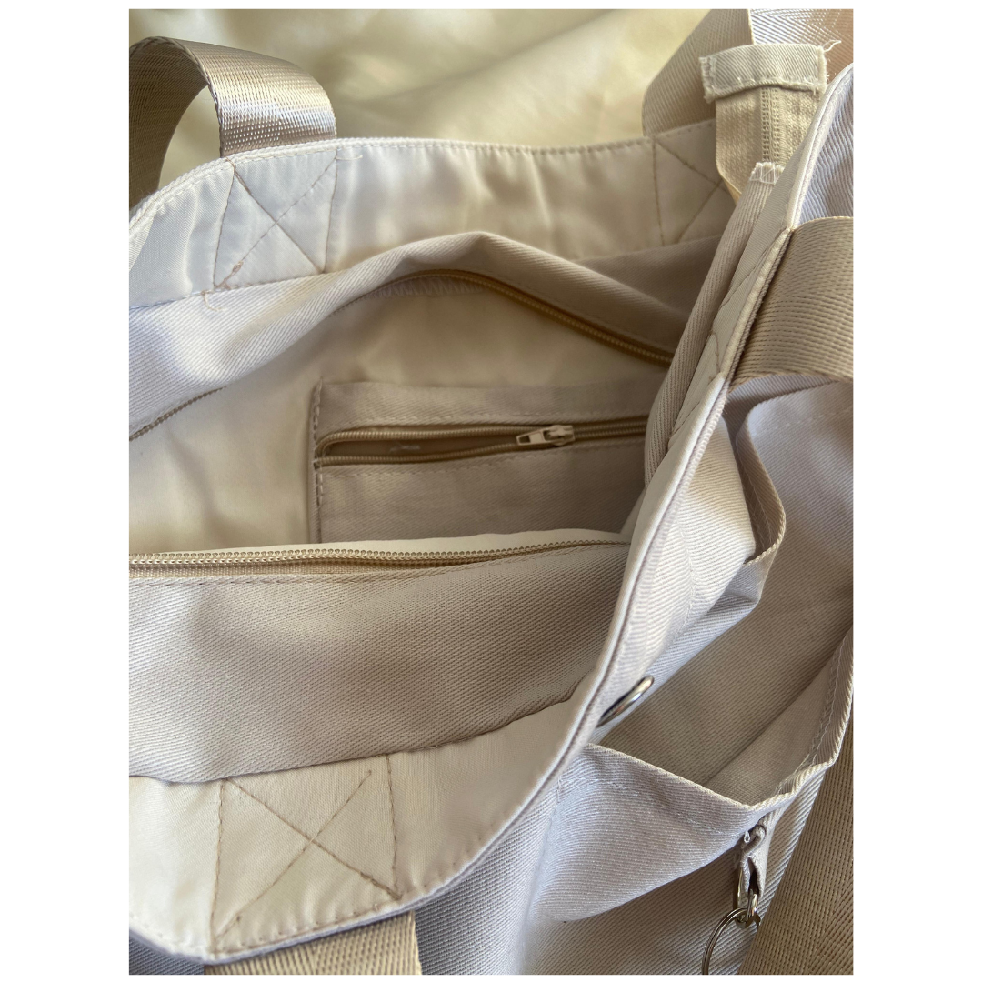 Cadeaux personnalisés : Premium tote bag beige