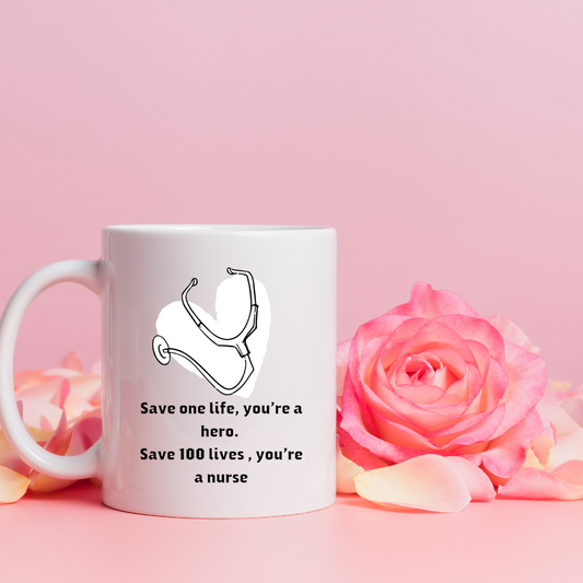 Mug blanc nurse