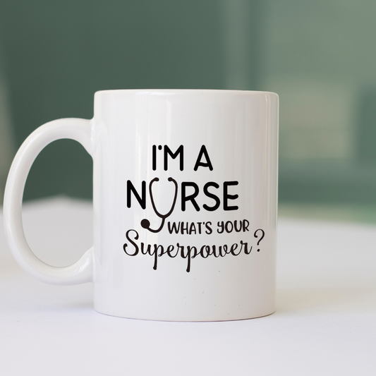 Mug blanc I'm a nurse