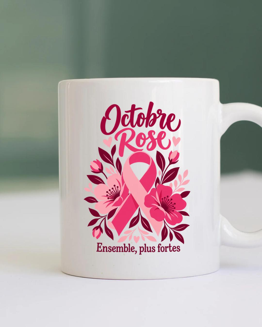 Mug Octobre Rose pour entreprise