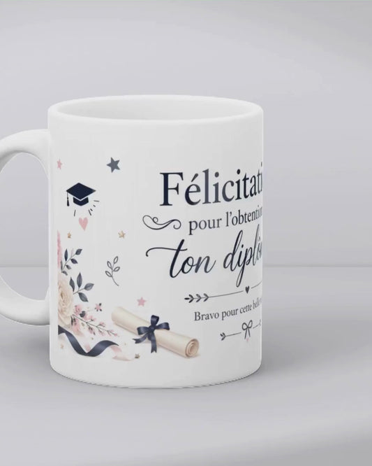 Mug Réussite pour fille
